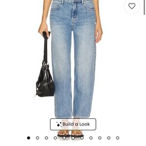 Good American Indigo Straight Leg Jeans